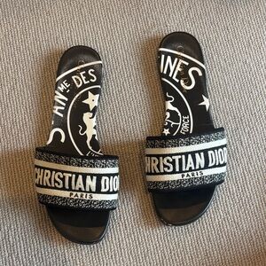 Dior Black and White Sandals